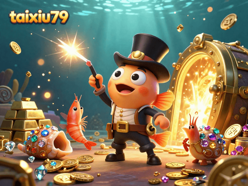 Play at taixiu79 and engage with energetic underwater characters surrounded by treasures and jackpots.