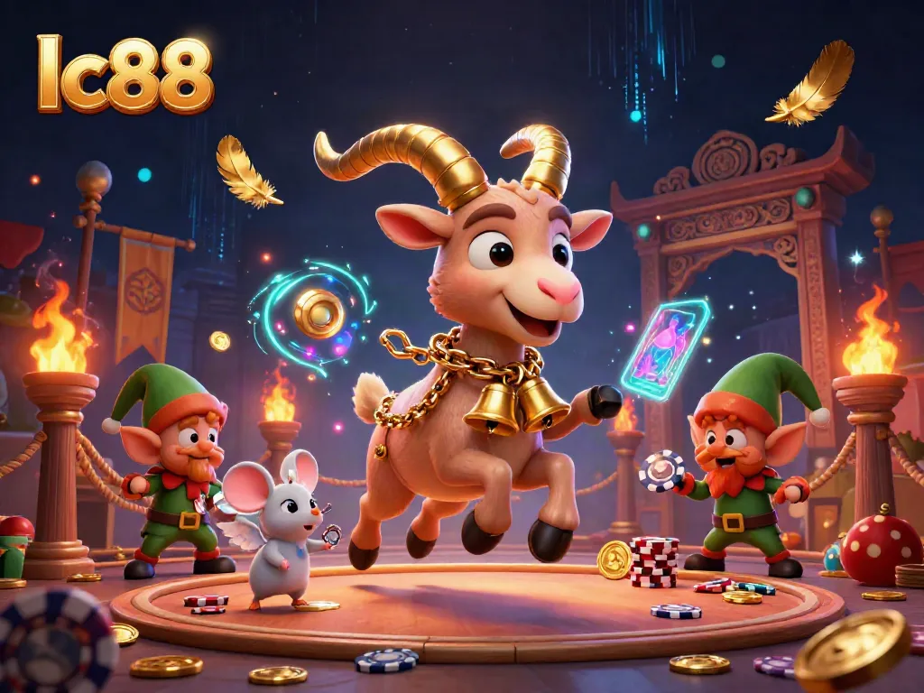 Experience excitement with the lc88 holiday-horror casino featuring Krampus, an angel mouse, and mischievous elf gremlins.