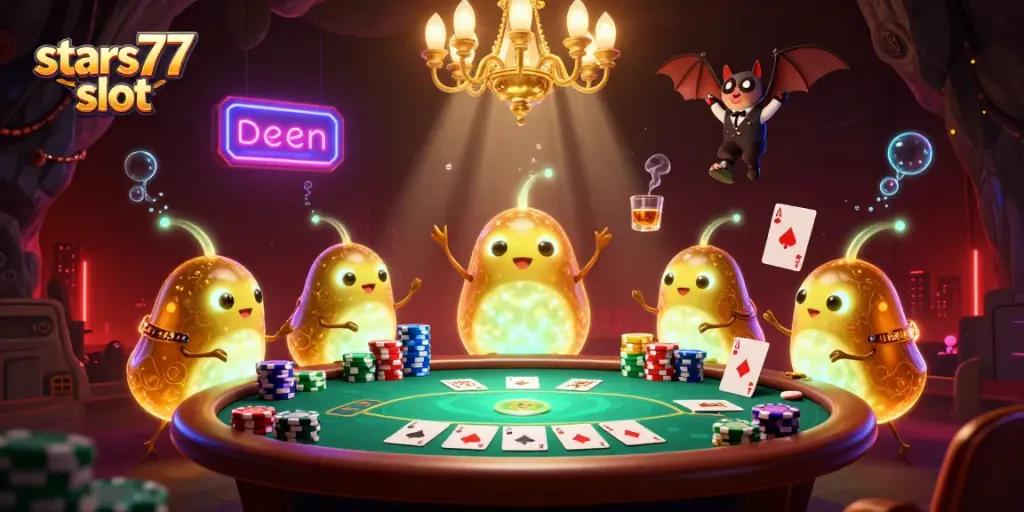 Mengguncang permainan di stars77 slot dengan sinar ekor berkilauan dan dealer unik, seakan membawa suasana kasino ke kehidupan.