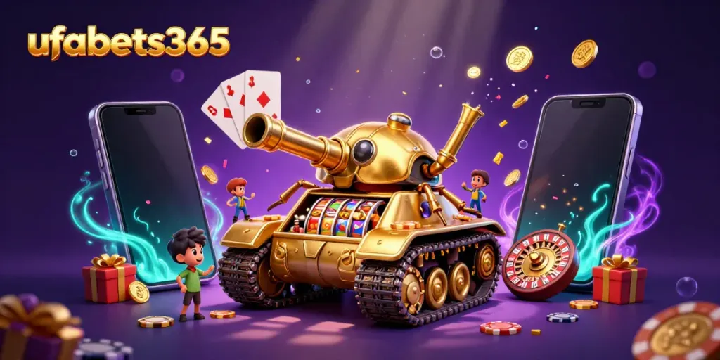 Experience excitement at ufabets365 with a vibrant casino scene showcasing unique gaming elements.