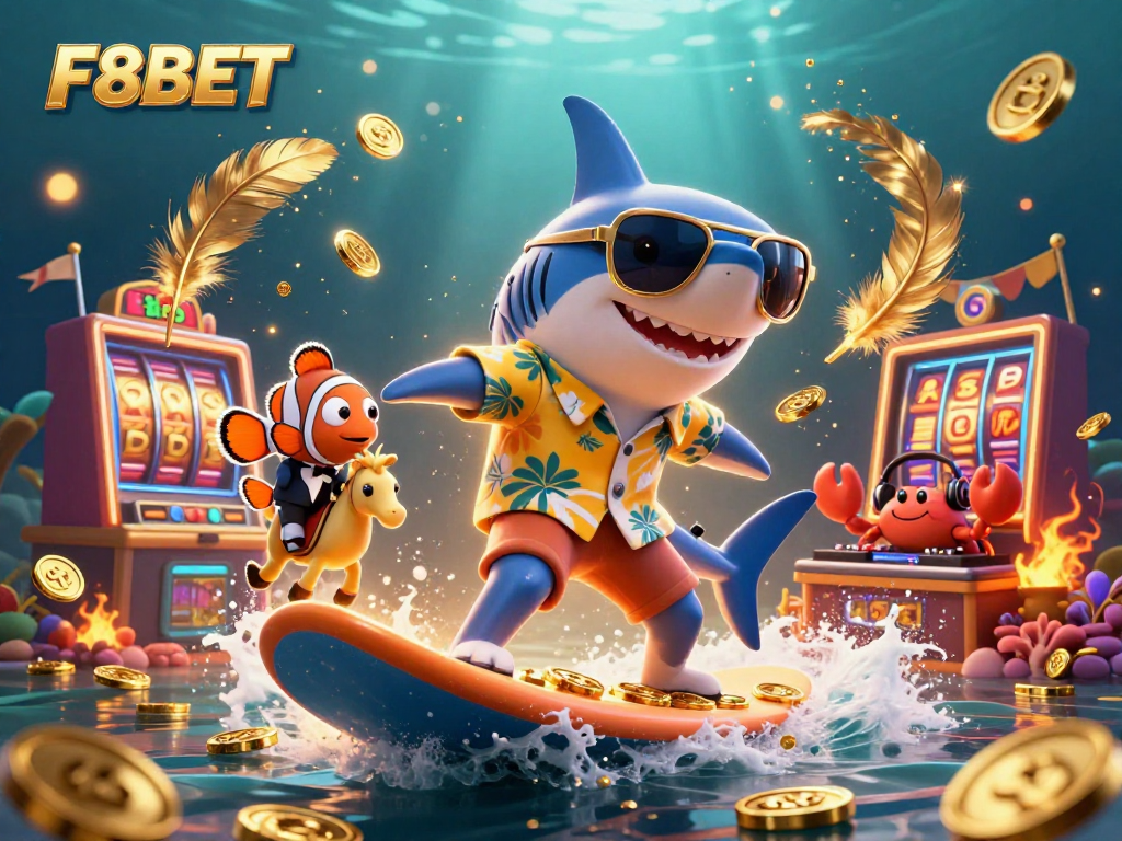 F8BET offers thrilling underwater gambling adventures with vibrant 3D characters and exciting visuals.