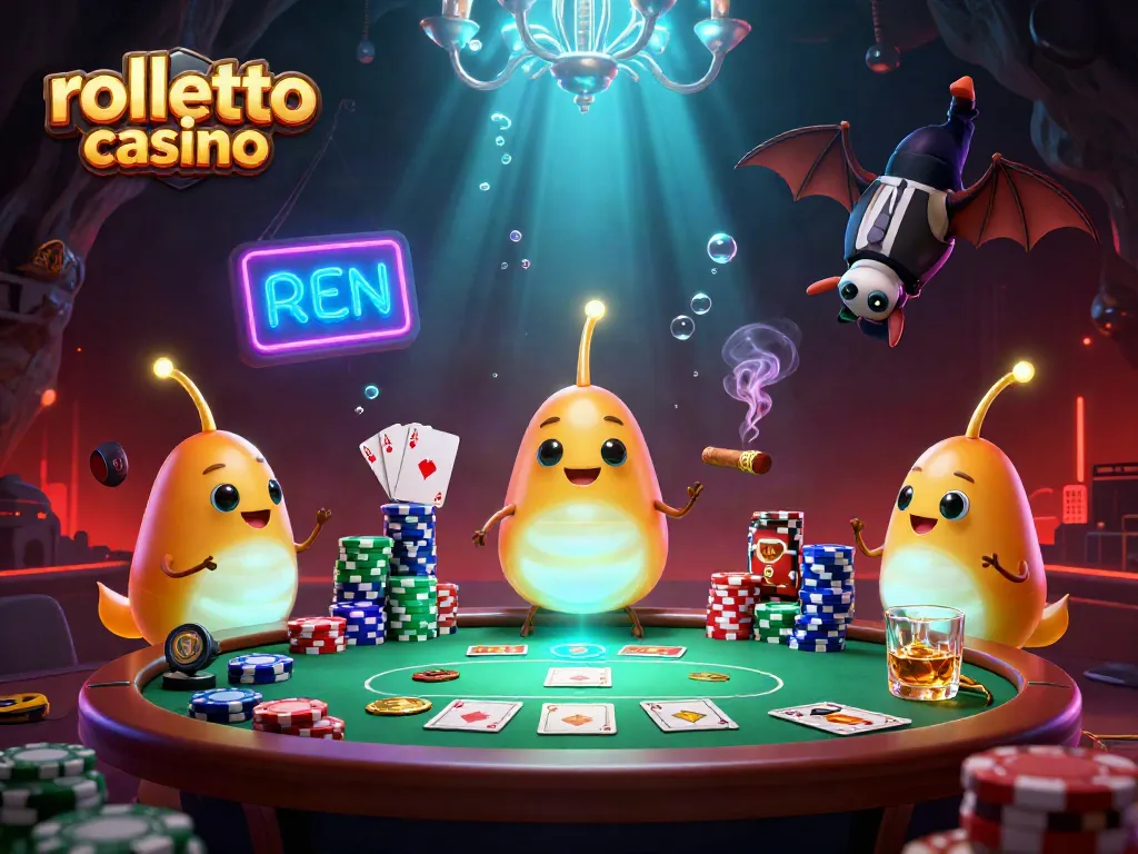 Play exciting games at rolletto casino with vibrant glowworm illumination and action-packed elements.