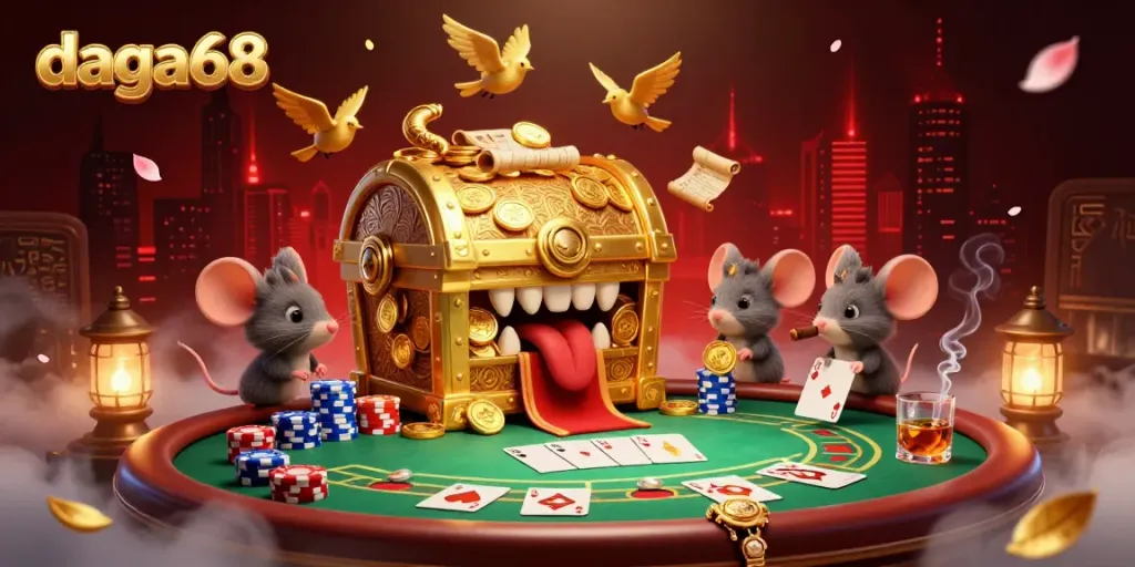 Experience the excitement of daga68 with immersive poker scenes and enticing treasures.