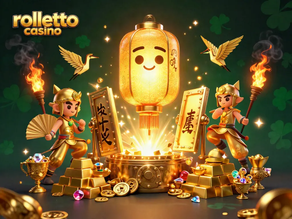 Experience the thrill of rolletto casino with vibrant gaming elements and a magical spirit.