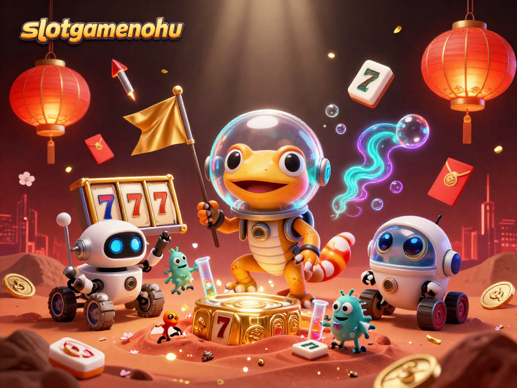 Engage in thrilling gameplay at slotgamenohu with vibrant scenes of winning jackpots.