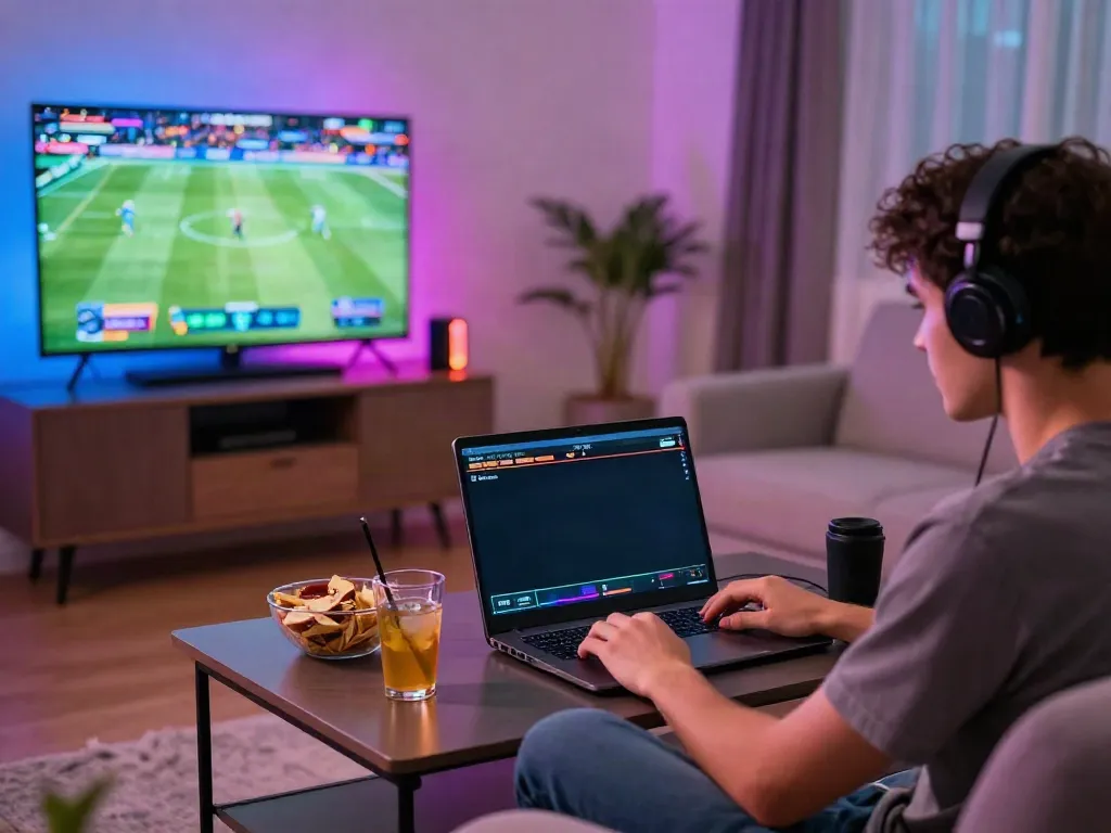 vin88 nhà cái online gaming experience with a player enjoying sports betting