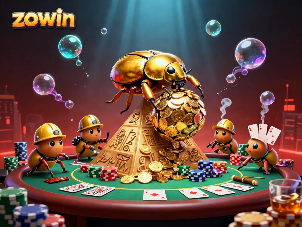 Zowin players experience thrilling gameplay with vibrant casino elements and golden coins.