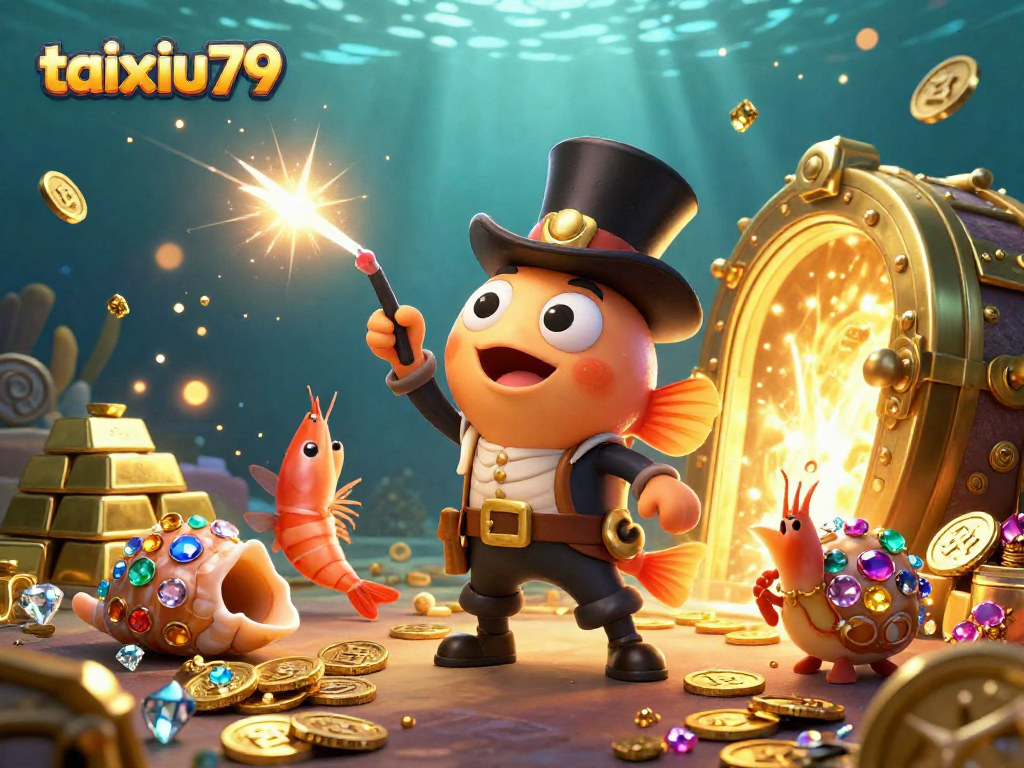 Play at taixiu79 and engage with energetic underwater characters surrounded by treasures and jackpots.