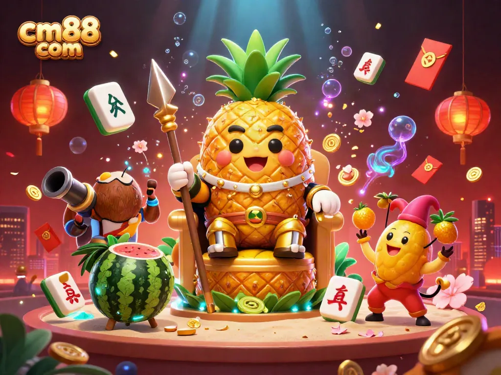 Engage in thrilling gameplay at cm88 com, featuring vivid 3D characters and dynamic casino elements.