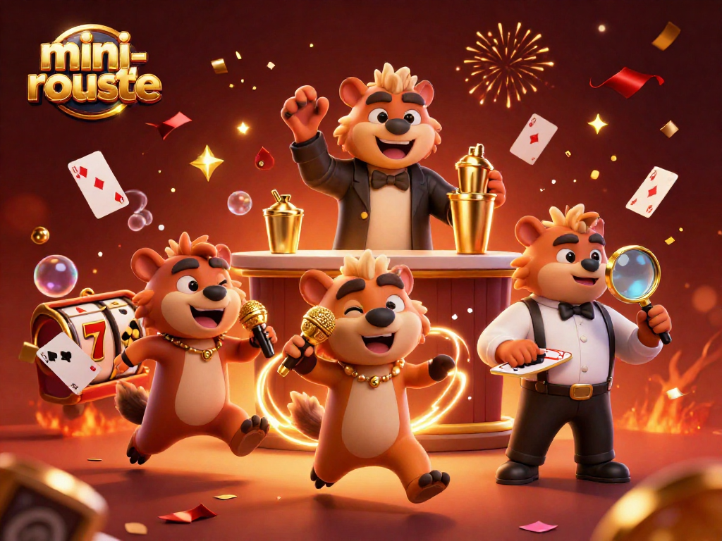 Experience the thrill of mini-roulette with hyenas' lively casino antics and dynamic gambling elements.