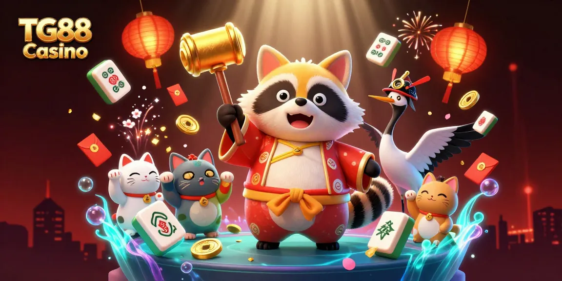 Experience exciting gameplay at TG88 Casino with a vibrant scene featuring luck and fortune!