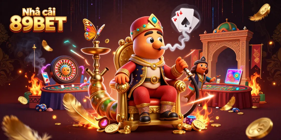 Engage with vibrant live casino excitement at Nhà cái 89BET, showcasing colorful roulette and poker elements.
