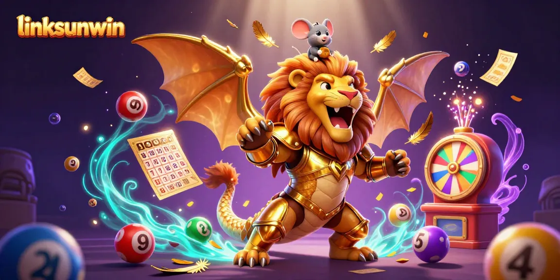 Experience thrilling moments with linksunwin in this vibrant lottery scene packed with excitement.
