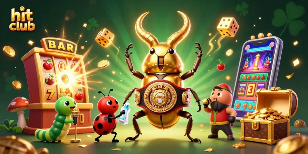 Engage with the hit club gaming experience featuring vibrant 3D characters and explosive jackpot visuals.