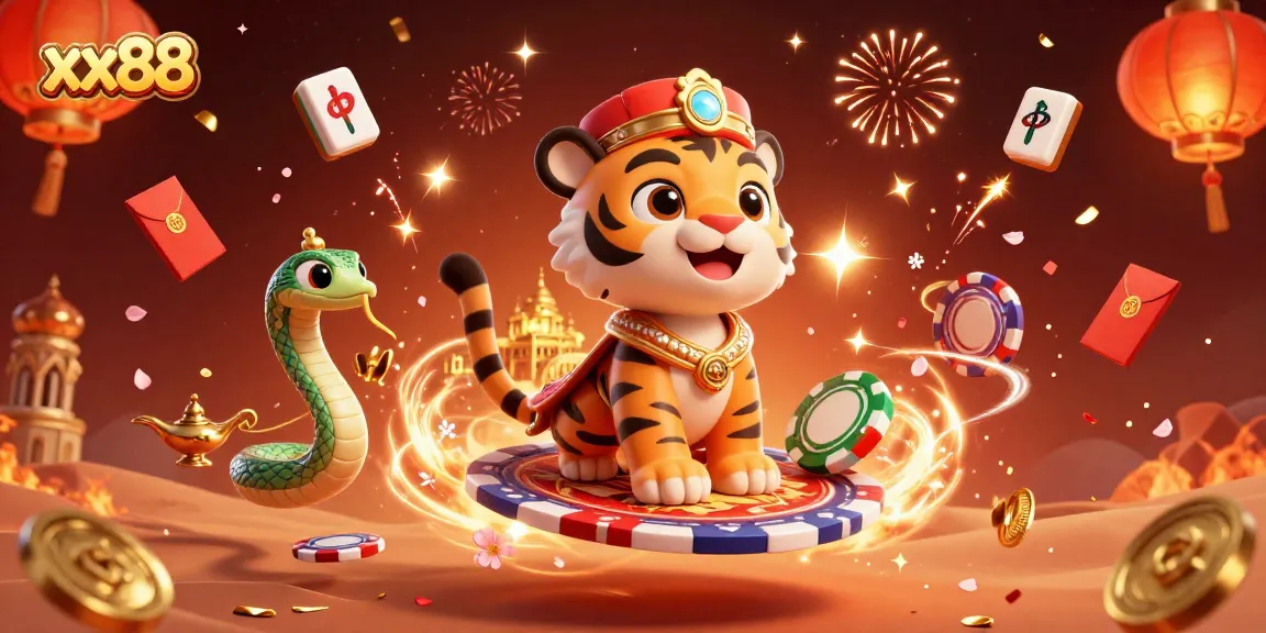 Experience thrilling gaming with xx88's vibrant casino world featuring dynamic characters and elements.