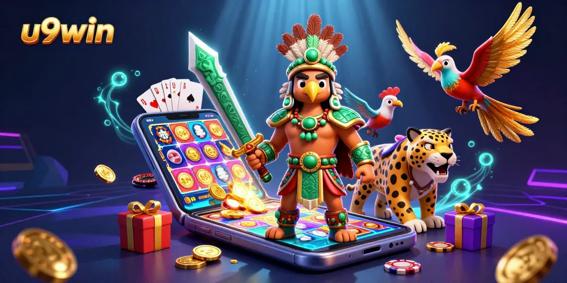 Experience thrilling gameplay with u9win's vibrant casino scene featuring slots and champions.
