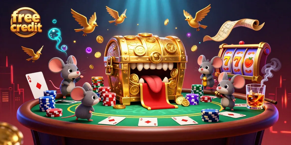 Engage with dynamic free credit bonuses at online casinos with thrilling game elements and vibrant characters.