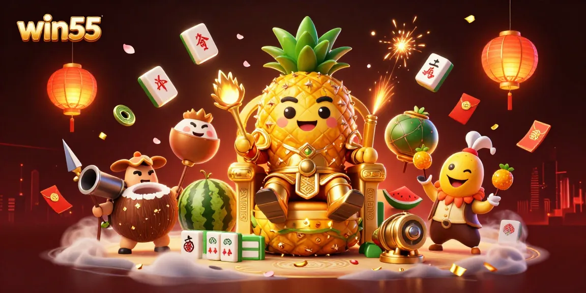 Experience exciting gambling on win55 with colorful casino characters and vibrant graphics