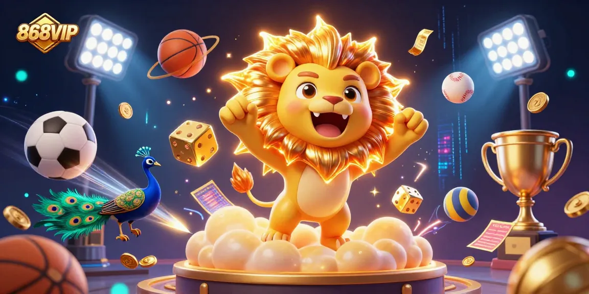 Bet on excitement with 868VIP's dynamic casino experience featuring sports, games, and winning moments.