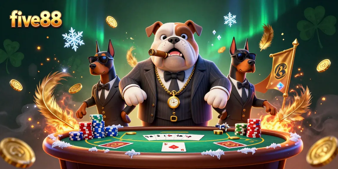 Join the five88 casino excitement with a mafia boss bulldog and poker action. Bet wisely!
