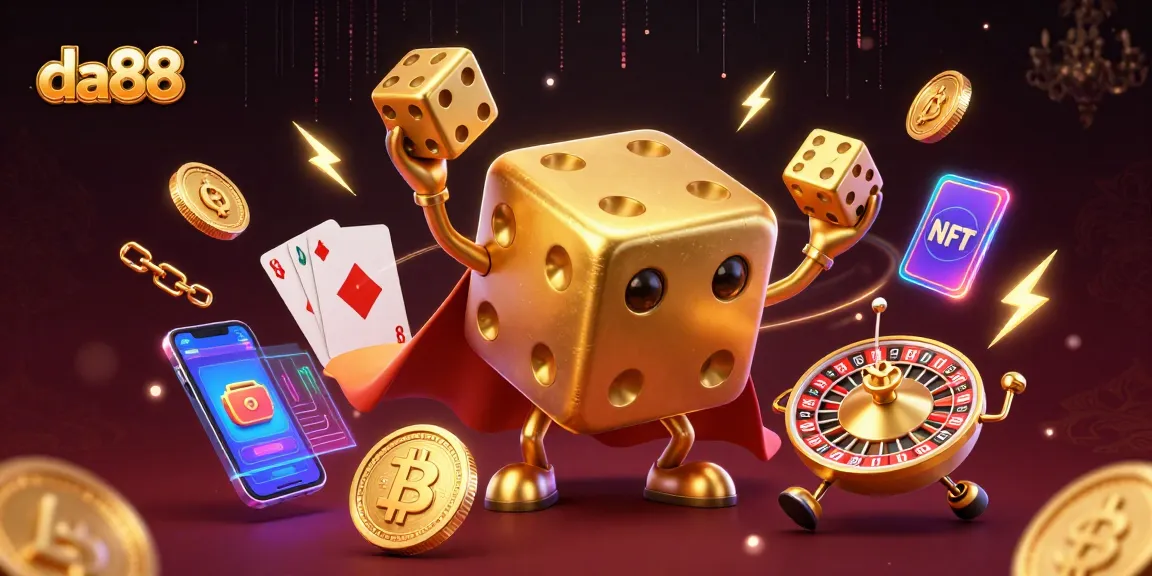Engage with da88's immersive gaming experience featuring vibrant elements of casino excitement.
