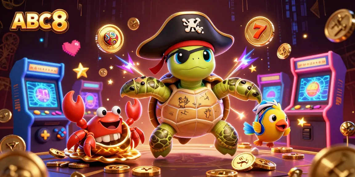 Experience thrilling gameplay at ABC 8 with vibrant casino-themed characters and exciting elements.