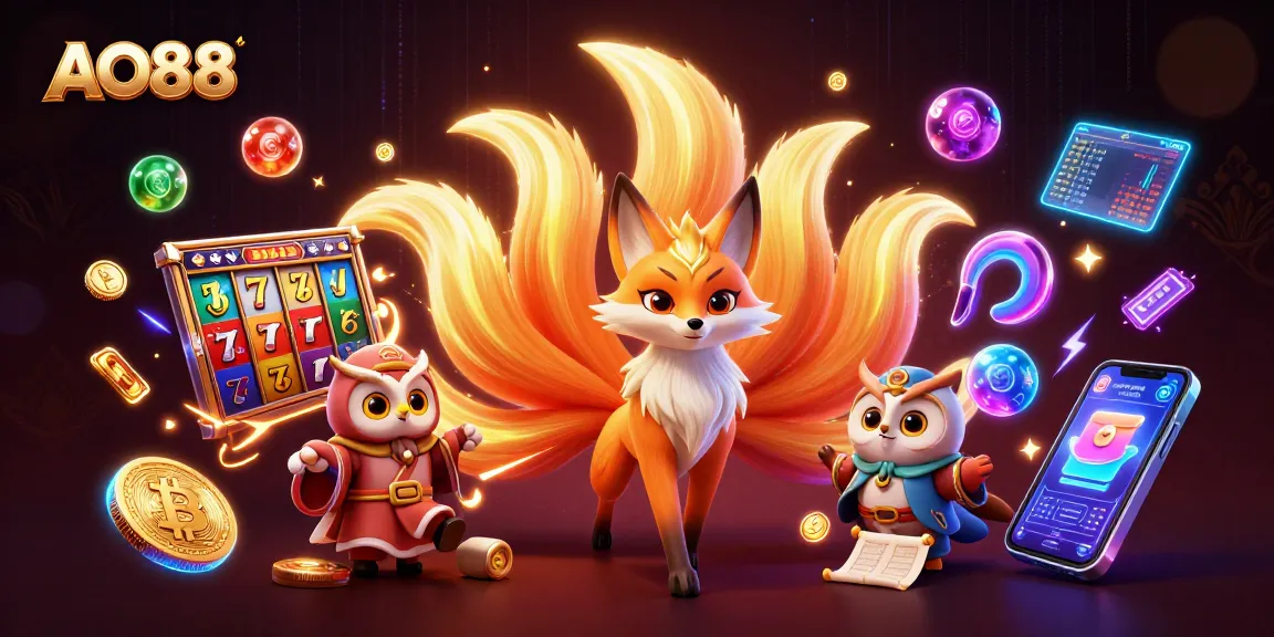 Spin the reels with AO88 as the nine-tailed fox spirit and wise owl sage launch a thrilling jackpot experience.