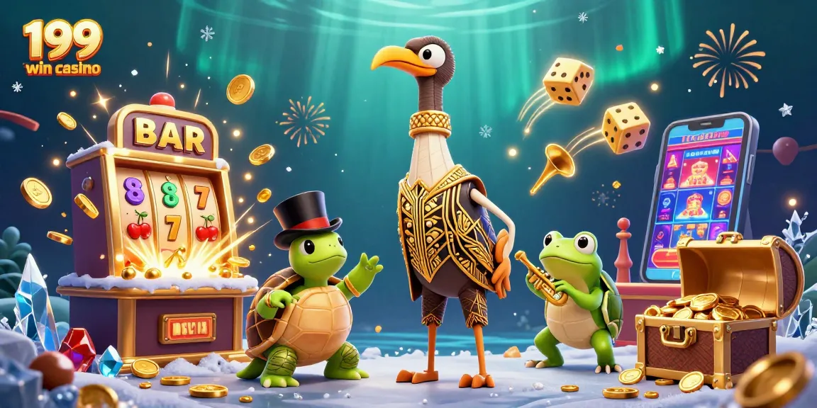 Experience excitement and wins at 199 win casino with vibrant characters and dynamic gaming elements.