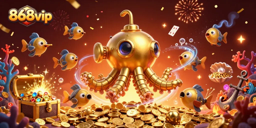 Play exciting games at 868vip and dive into a world of golden treasure