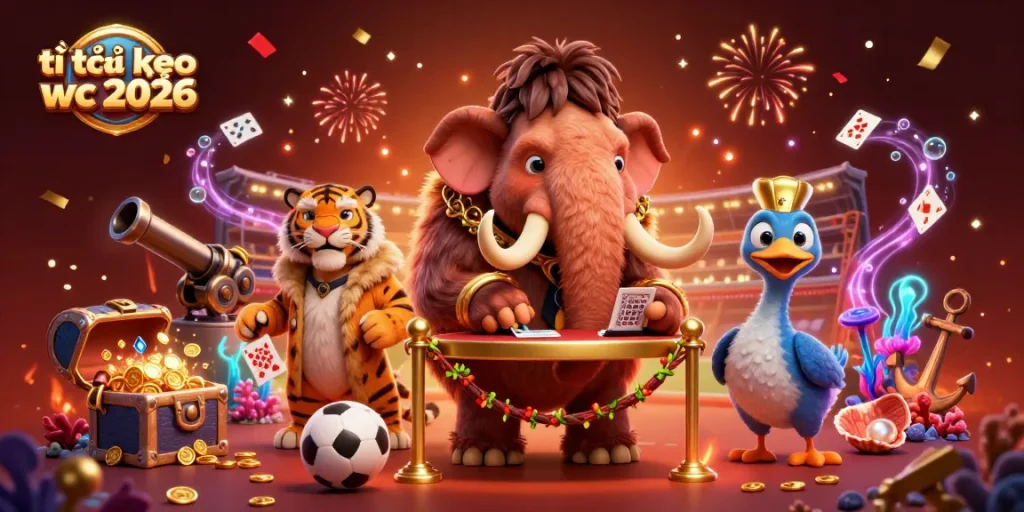 Experience thrilling sports betting with the tỉ lệ kèo wc 2026 in an immersive 3D casino scene.